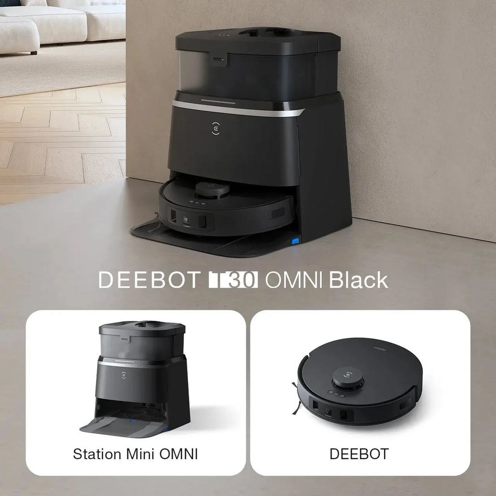 DEEBOT T30 Omni – Robot Aspirateur & Laveur Ultra Puissant
