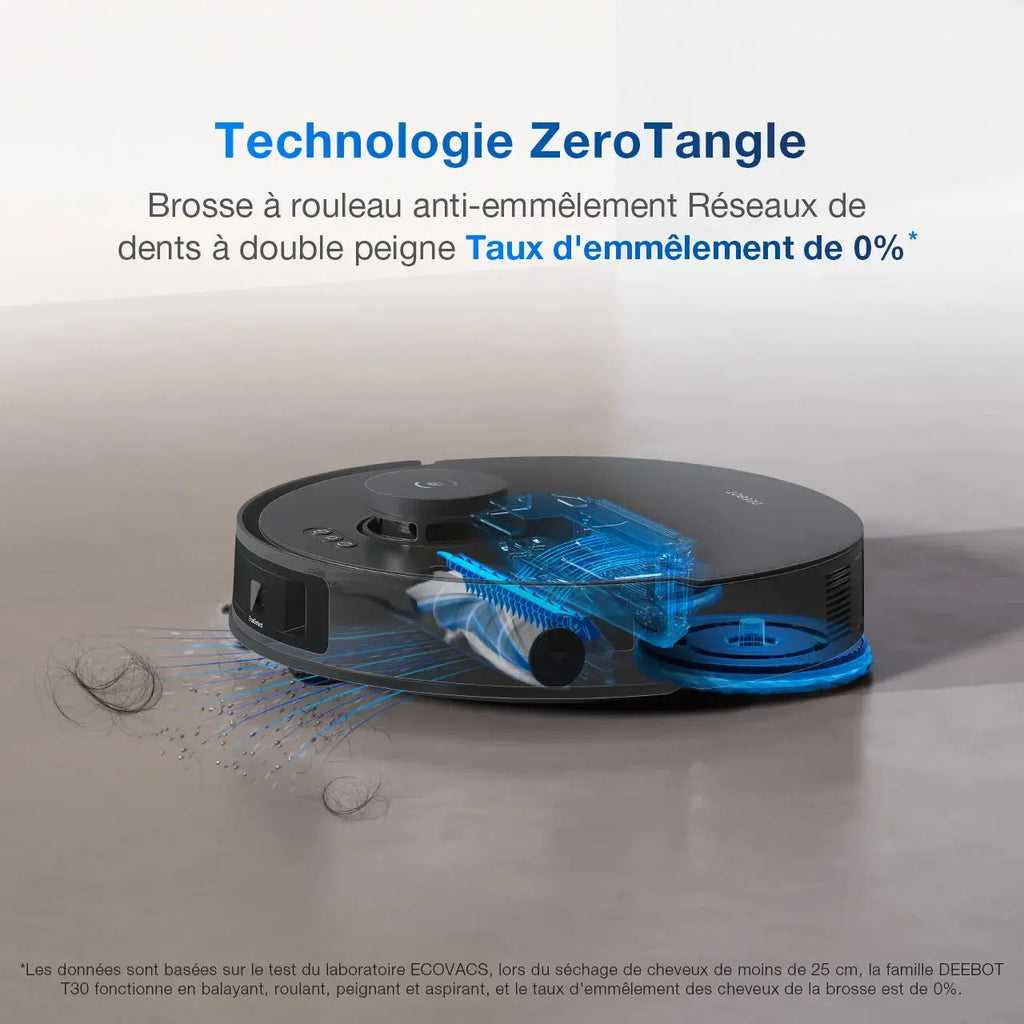 DEEBOT T30 Omni – Robot Aspirateur & Laveur Ultra Puissant