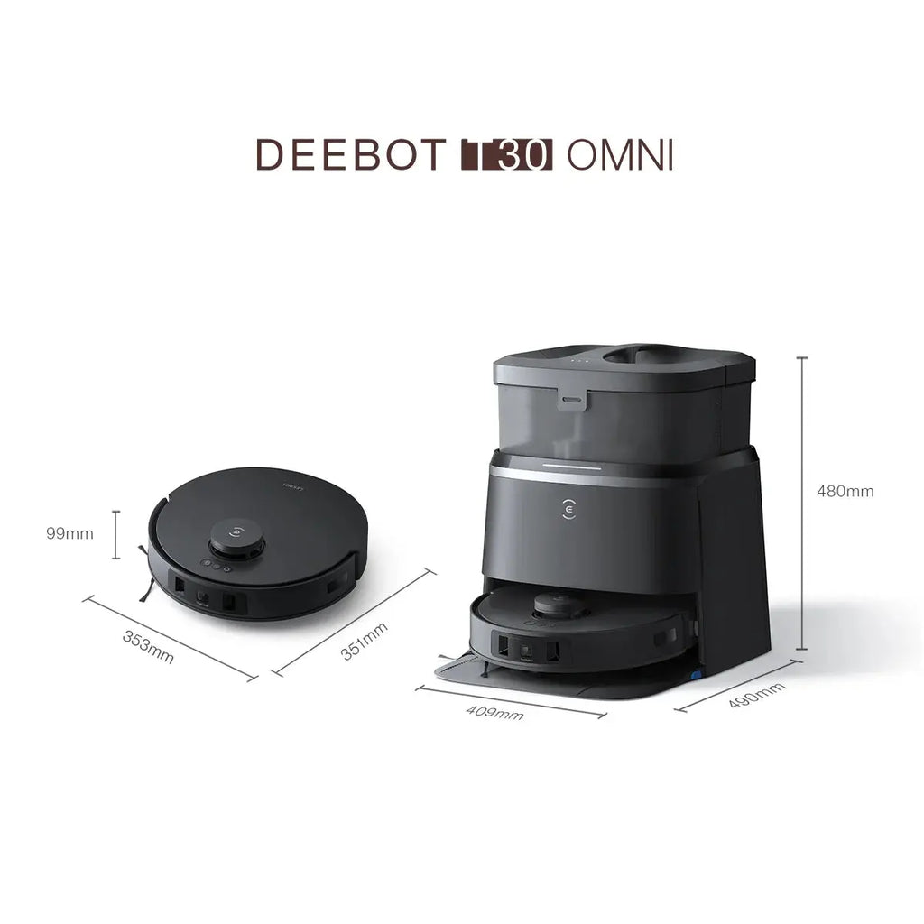 DEEBOT T30 Omni – Robot Aspirateur & Laveur Ultra Puissant