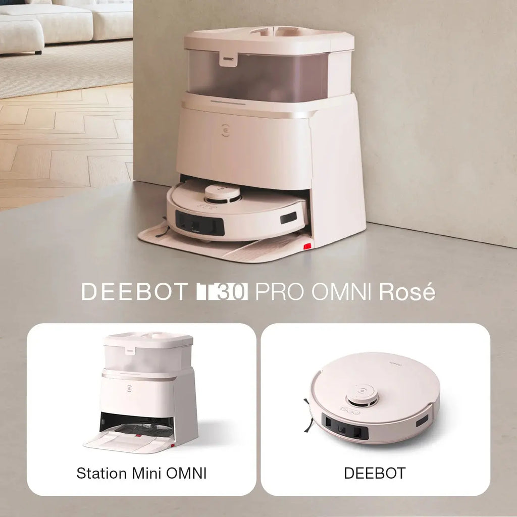 DEEBOT T30 Omni – Robot Aspirateur & Laveur Ultra Puissant