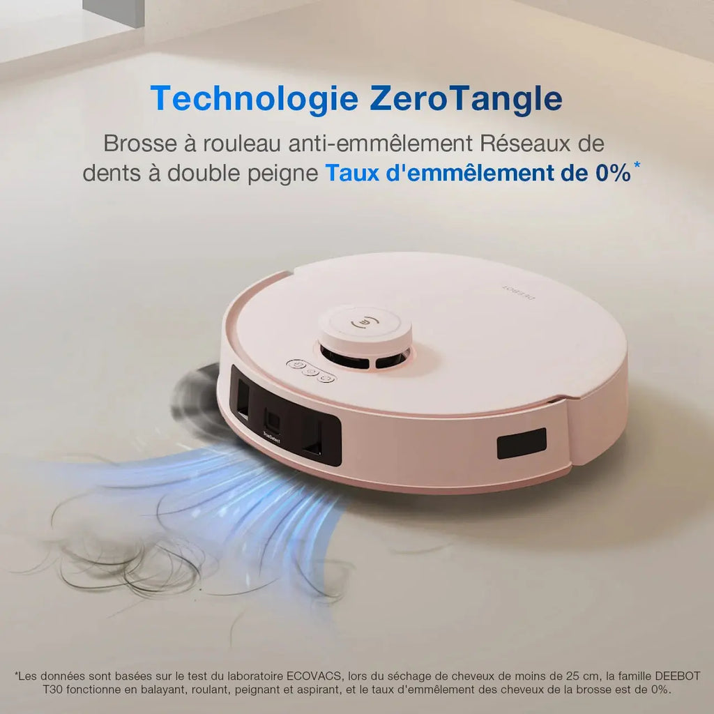 DEEBOT T30 Omni – Robot Aspirateur & Laveur Ultra Puissant