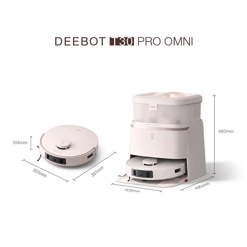 DEEBOT T30 Omni – Robot Aspirateur & Laveur Ultra Puissant